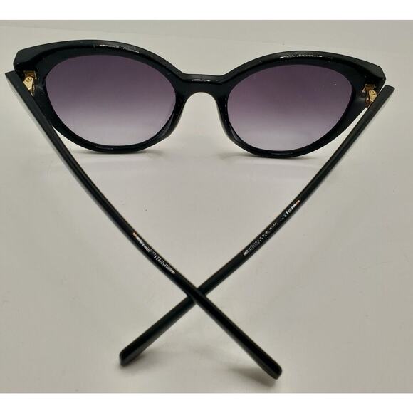Kate Spade New York Samantha Sunglasses Samanthas 80790 Black Gray Ombre Lenses main image 10